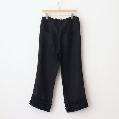 FRILL DECORATION PANTS #Black [no.7317]