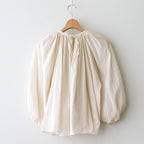 GARMENT DYE LAWN GATHER SMOCK #Natural [no.7520]