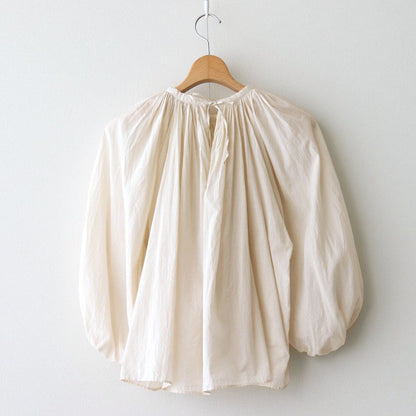 GARMENT DYE LAWN GATHER SMOCK #Natural [no.7520]