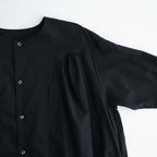 沈黙の音色 Yoke dress #Black [26F-OP001-CL]