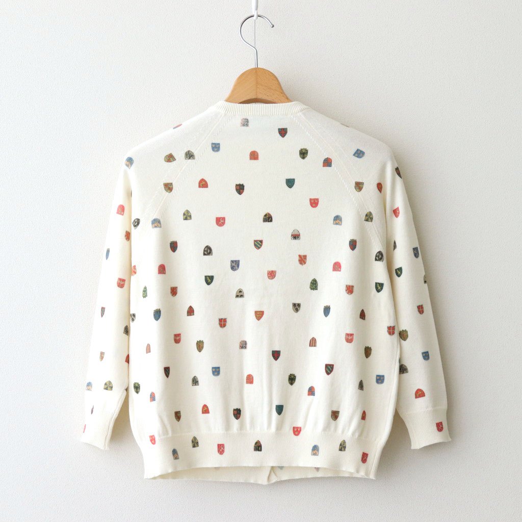 COAT OF ARMS CARDIGAN #White [no.7388]