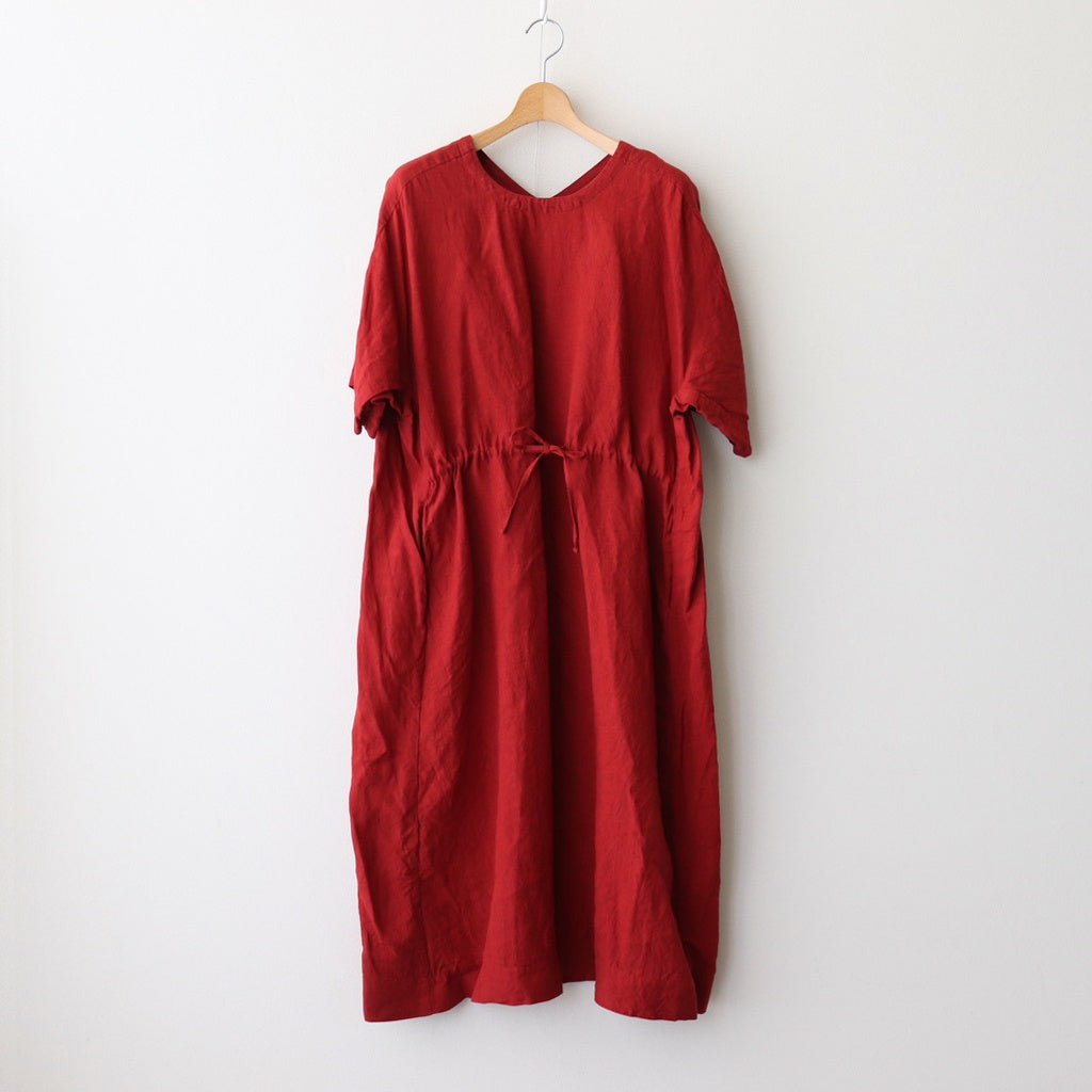Olivier Linen Dress #D.red [A232251TD725]