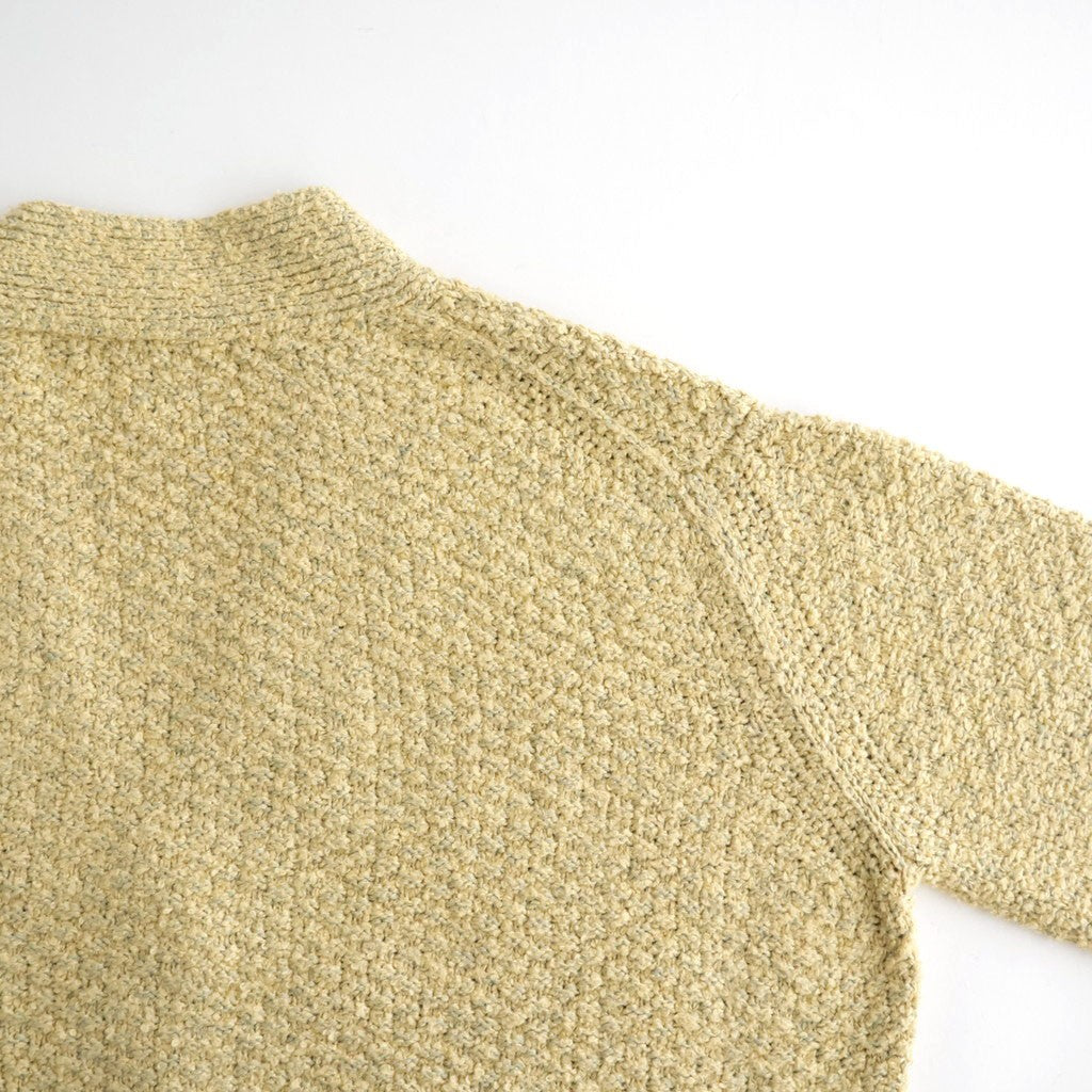 Loop-boucle pocket Cardigan #Yellow [Oni065]