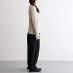 Cotton-boucle Basket Top #L.Beige [oni050]