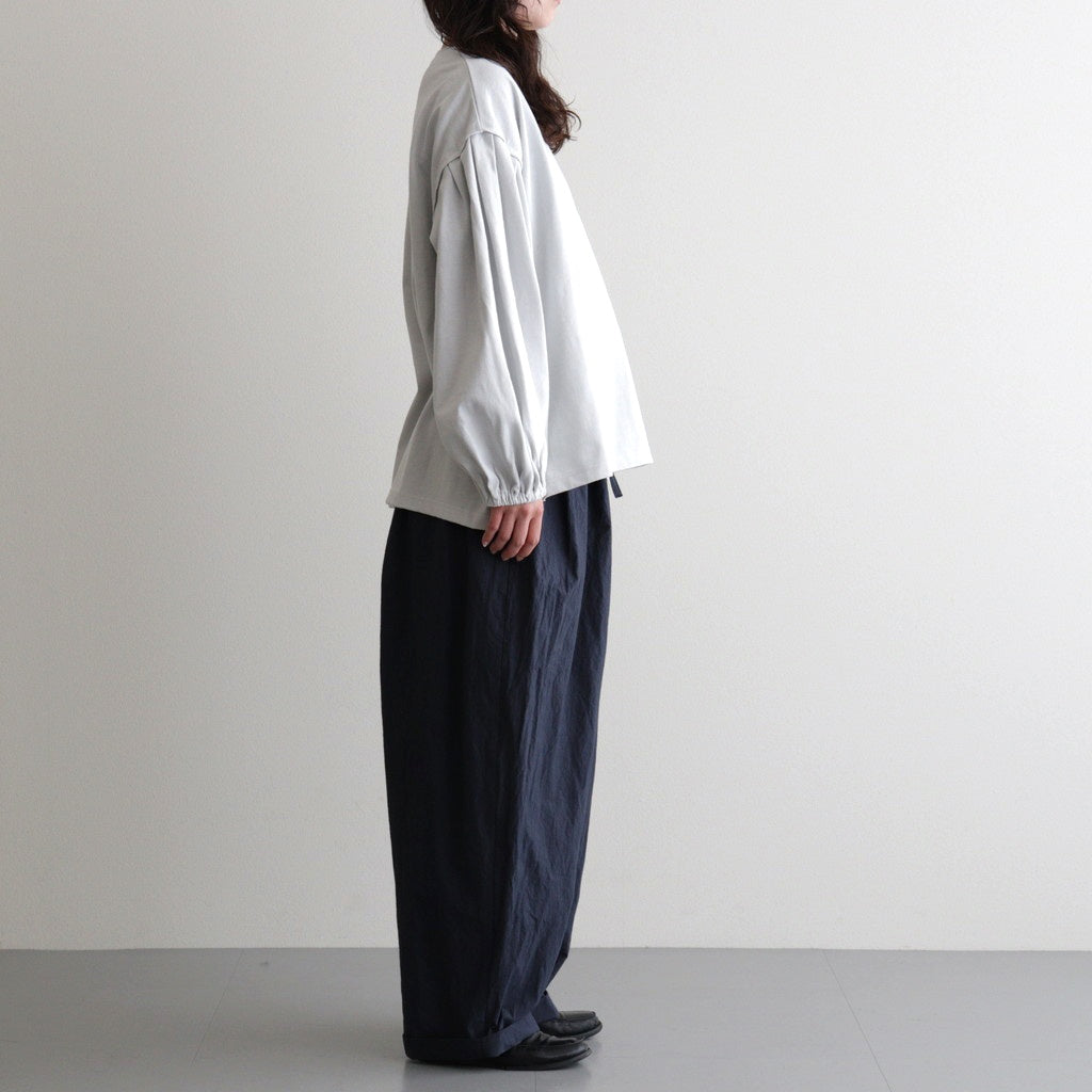 アメリカンコットン天竺 ボリュームスリーブPO #005 グレー [US260CT013]