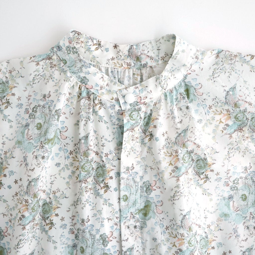 LIBERTYFABRICS Flared blouse #Keighley [26F-SH013-LP]