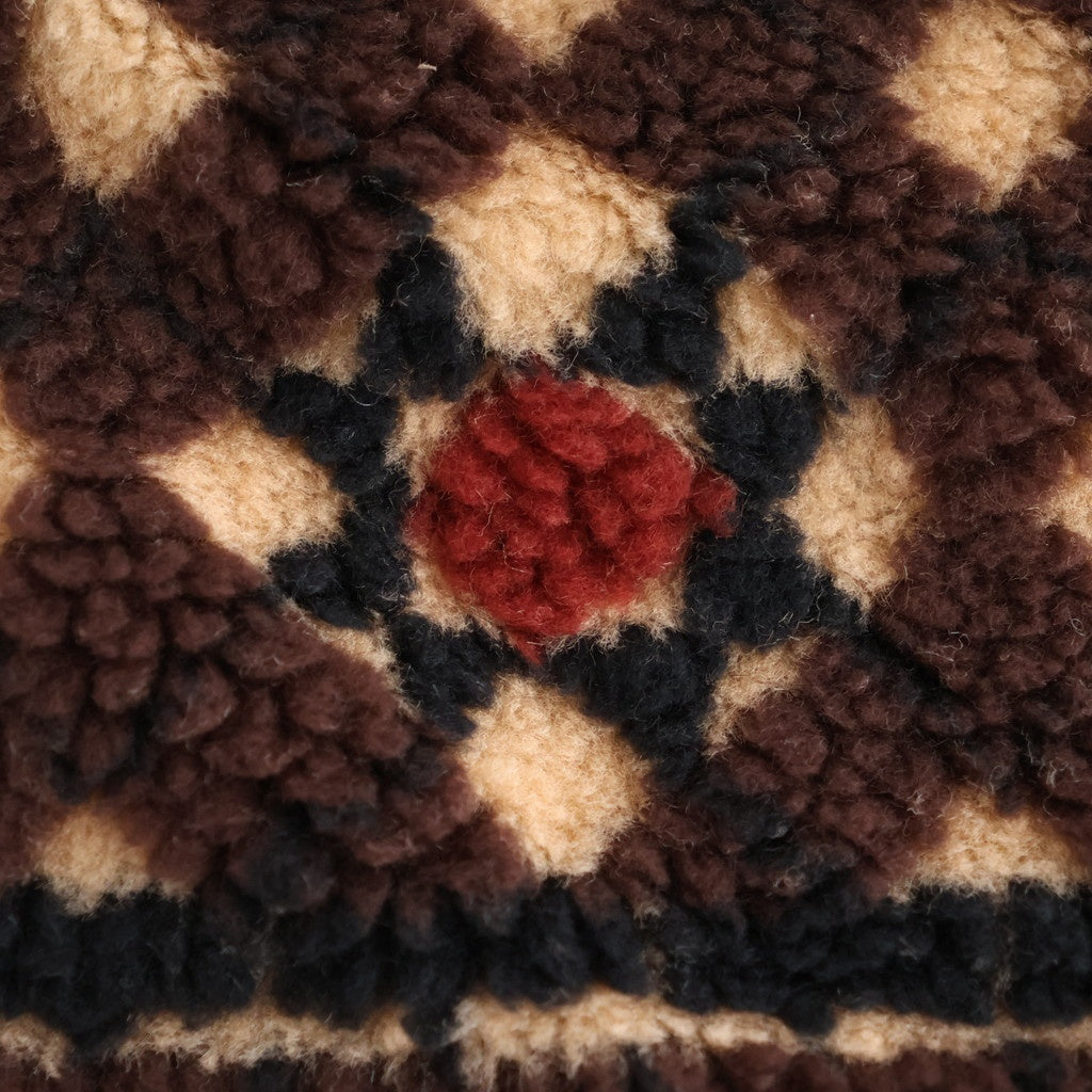Station floor pattern blouson #Brown [262809]