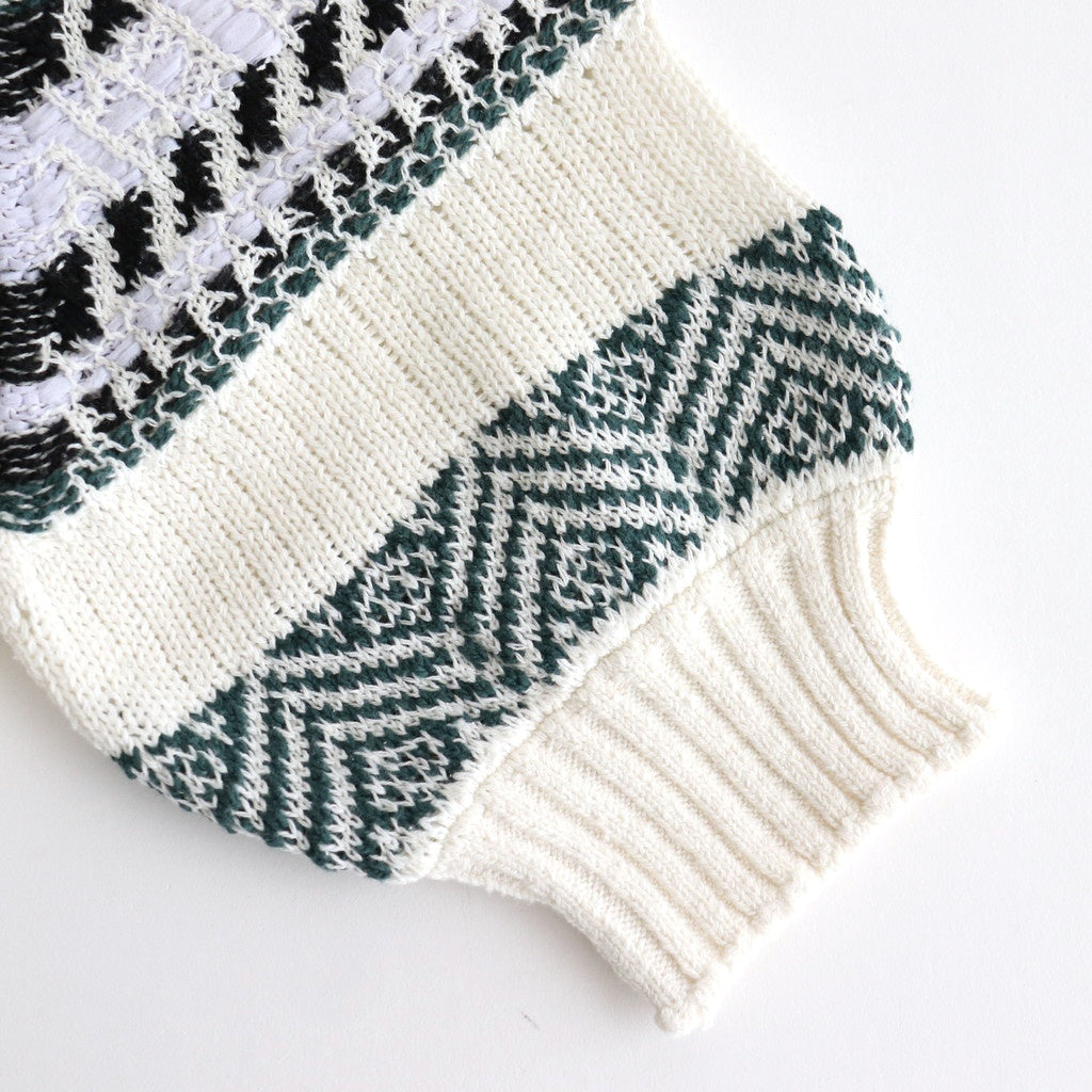 family traditions knit tops #Off white [251804]