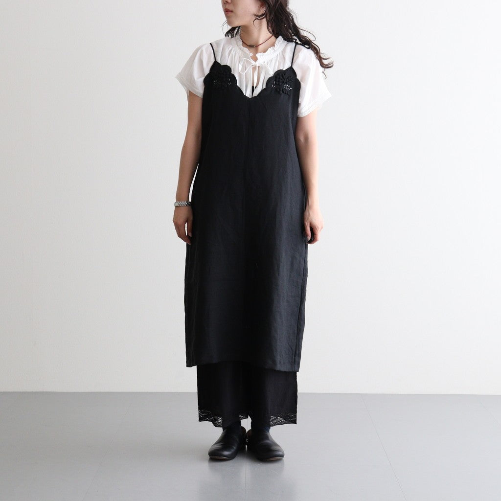 80s COTTON VOILE LACEUNDER PANTS #9900 BLACK [NSL26094]