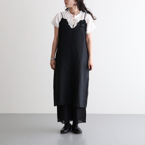 80s COTTON VOILE LACEUNDER PANTS #9900 BLACK [NSL26094]