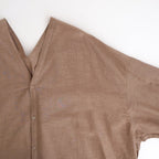 コットンキュプラリネン ガウンOP #021 モカ [TS260OP069]