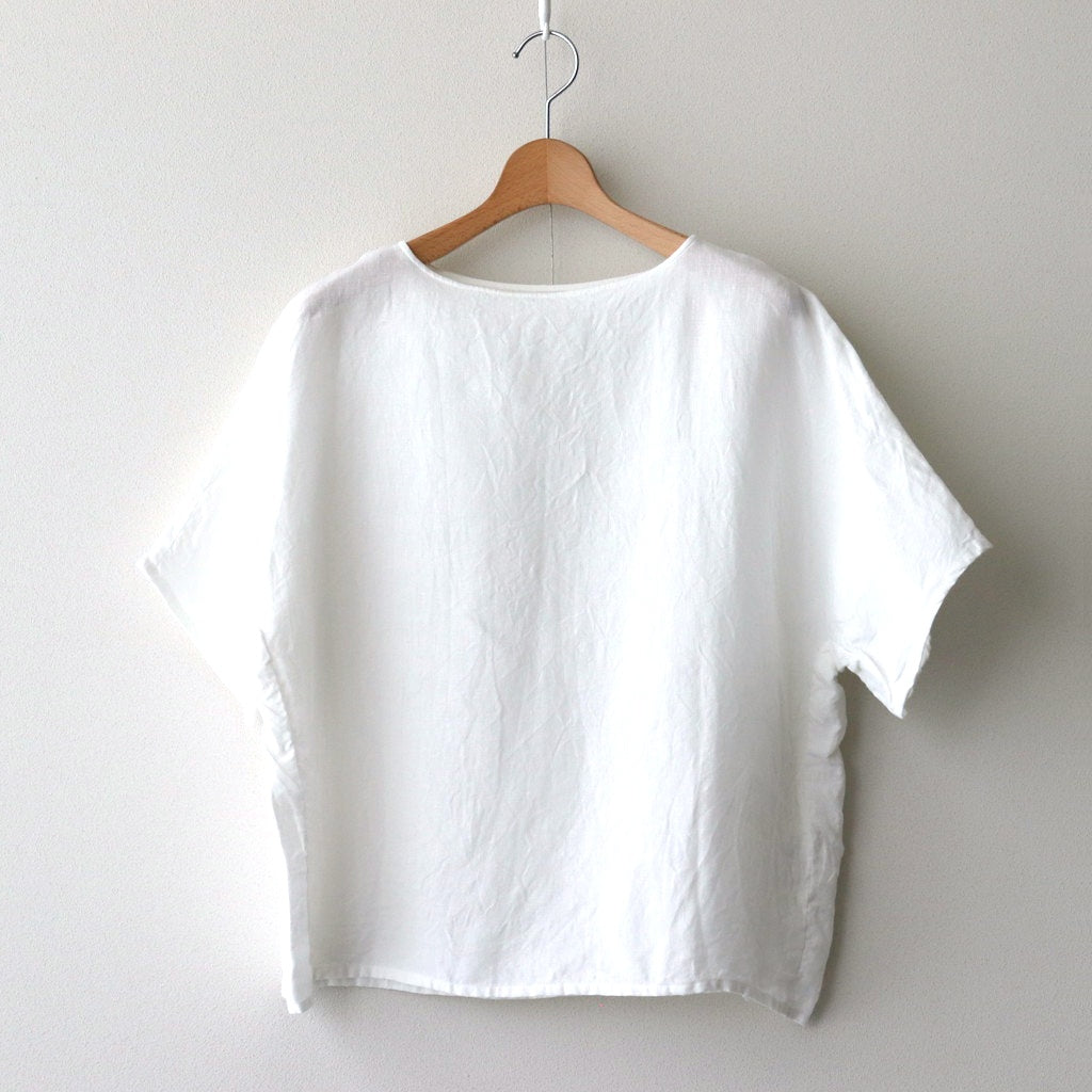 Linden Linen Pullover #White [A232251TS723]