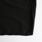 G.D COTTON SILK STAND COLLAR LONG SHIRT #Black [no.7366]