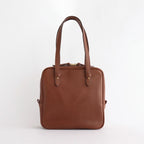 square hand bag #antique brown