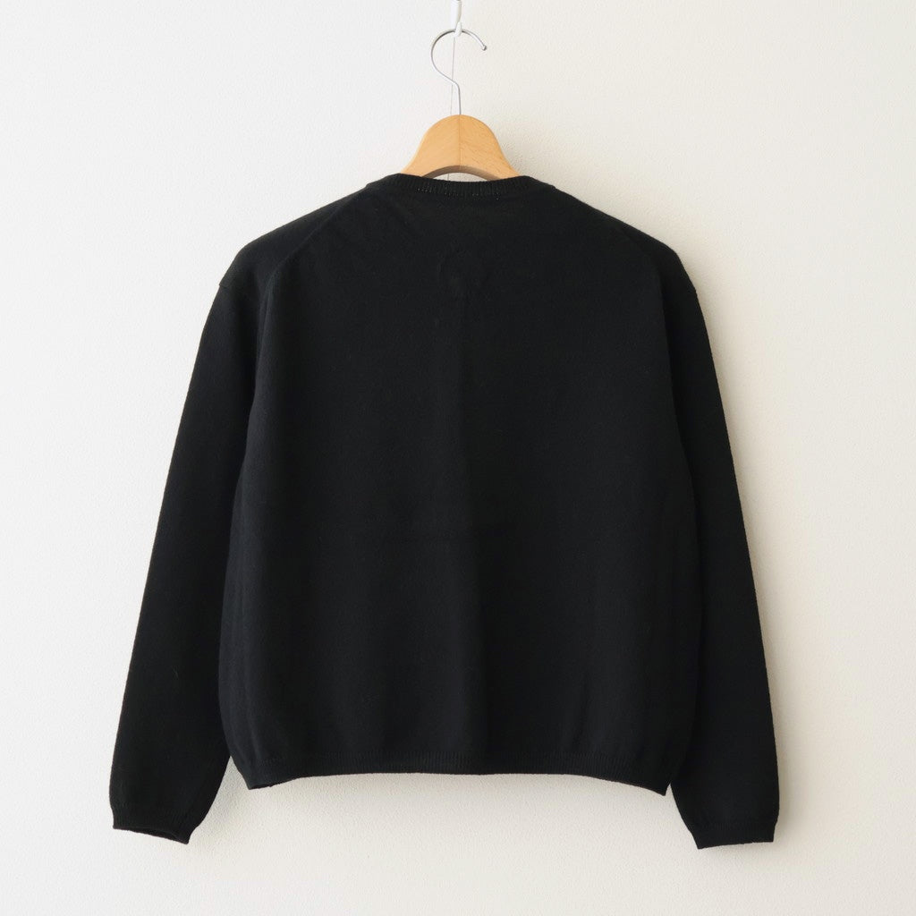 Lister Wool Cashmere Cardigan #BK [A232252TK809]