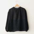 volume sleeve blouse #teien BK [KJ507SS48]