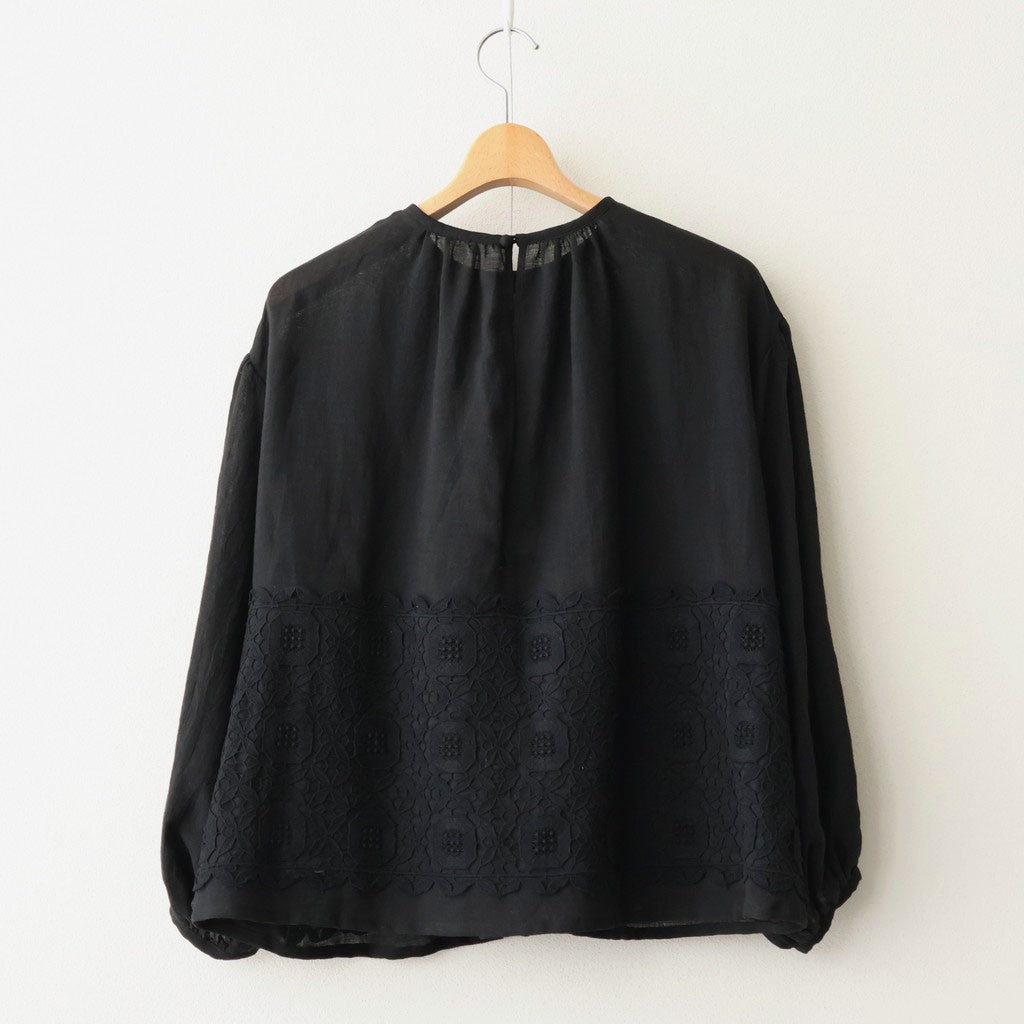 volume sleeve blouse #teien BK [KJ507SS48]