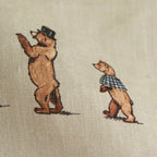 BROWN BEARS KITCHEN CLOTH #Beige [no.7228]
