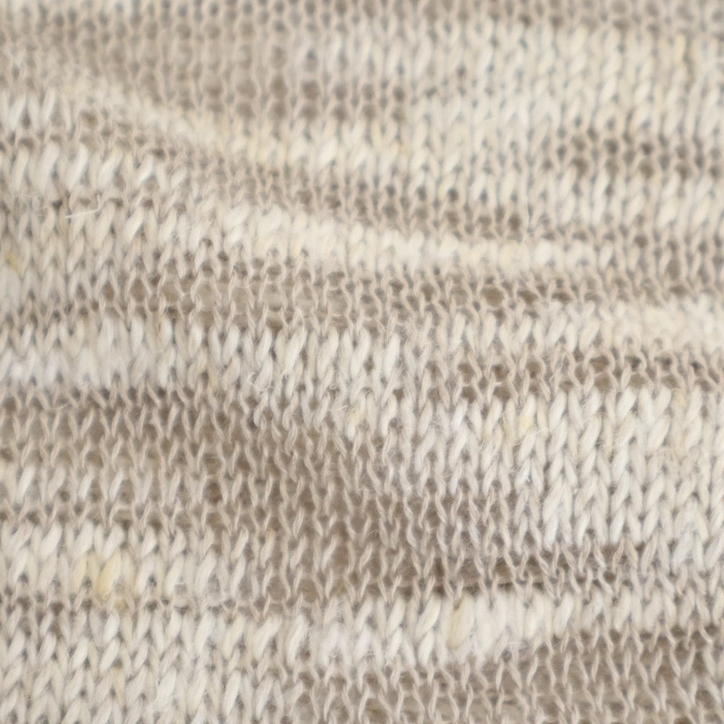 linen & silk melange slub yarn P/O #cream melange [WXSP-UW101]