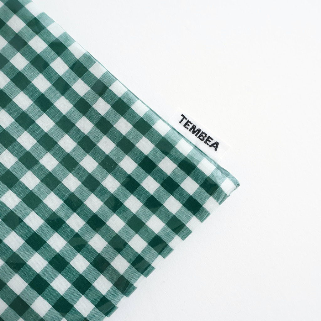 巾着 #GINGHAM GREEN [TMB-2585H]