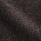 stretch superkid mohair crew-neck P/O #dark brown [WVFL-UW114]
