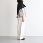 CROWN MOTIF LACE TRIANGLE STOLE #Black [no.7531]