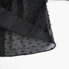 C.J. SMOCK BLOUSE #Black [no.8295]