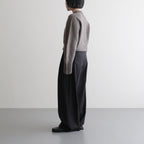 fine lambs wool crew-neck P/O #dark mocha [WVFL-UW117]