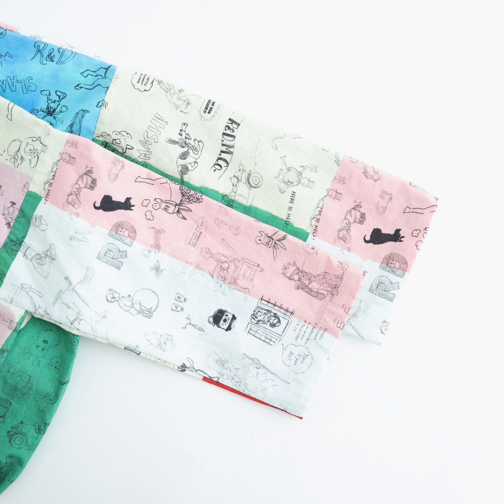 MOSAIC GRAFFITI PULLOVER DRESS #Multi [no.7964]