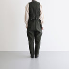 Seasonal Night Poet vest #Moss green [TLF-225-ve001-Ldb]