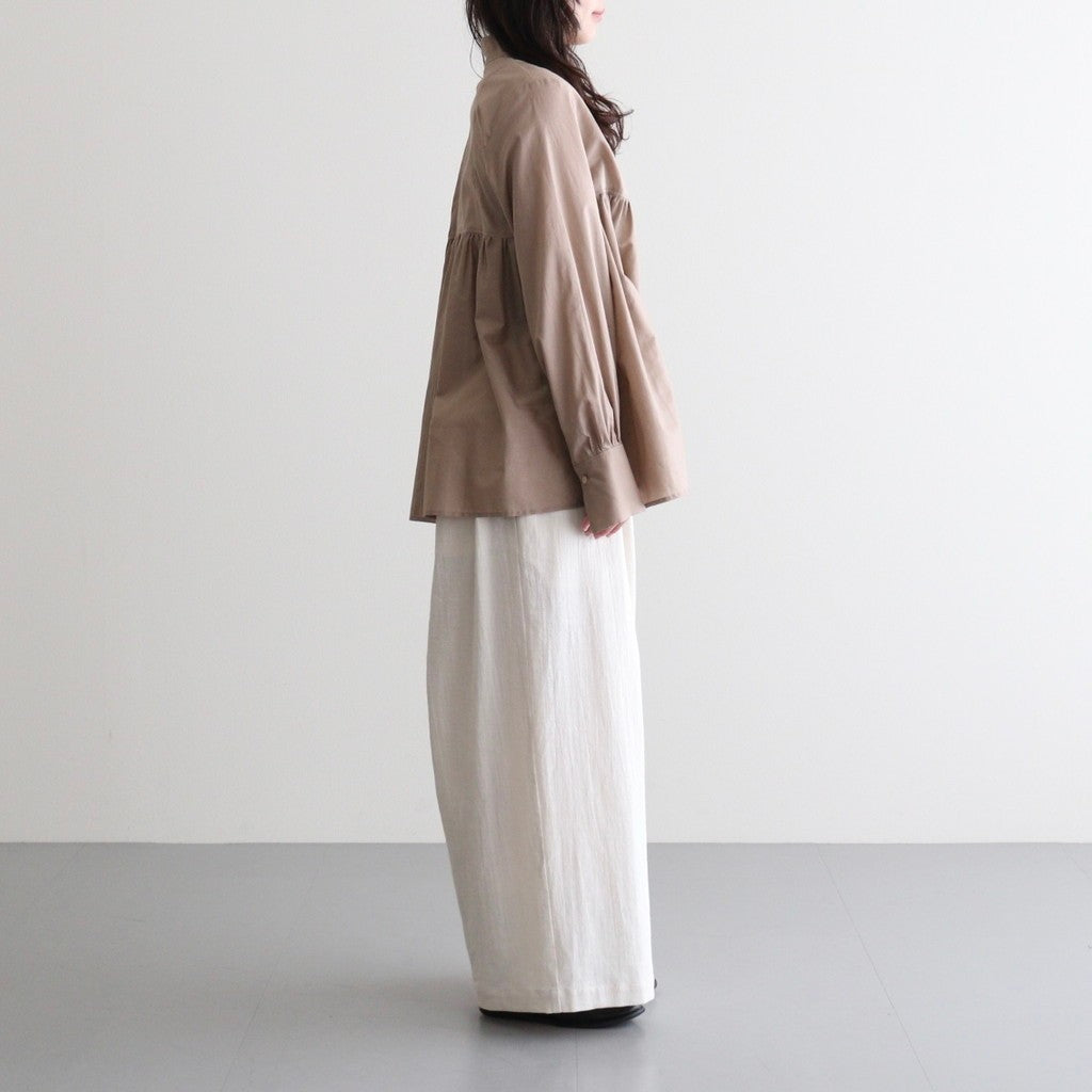 Fragment of Silence 高領襯衫 #米色 [TLF-126-sh003-la]