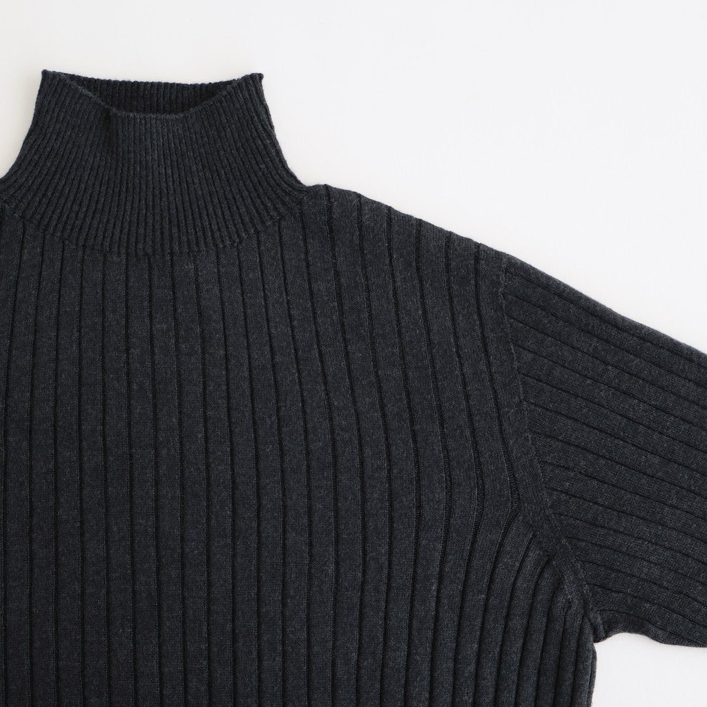 ポエータハイネックセーター #dark navy [25-850]