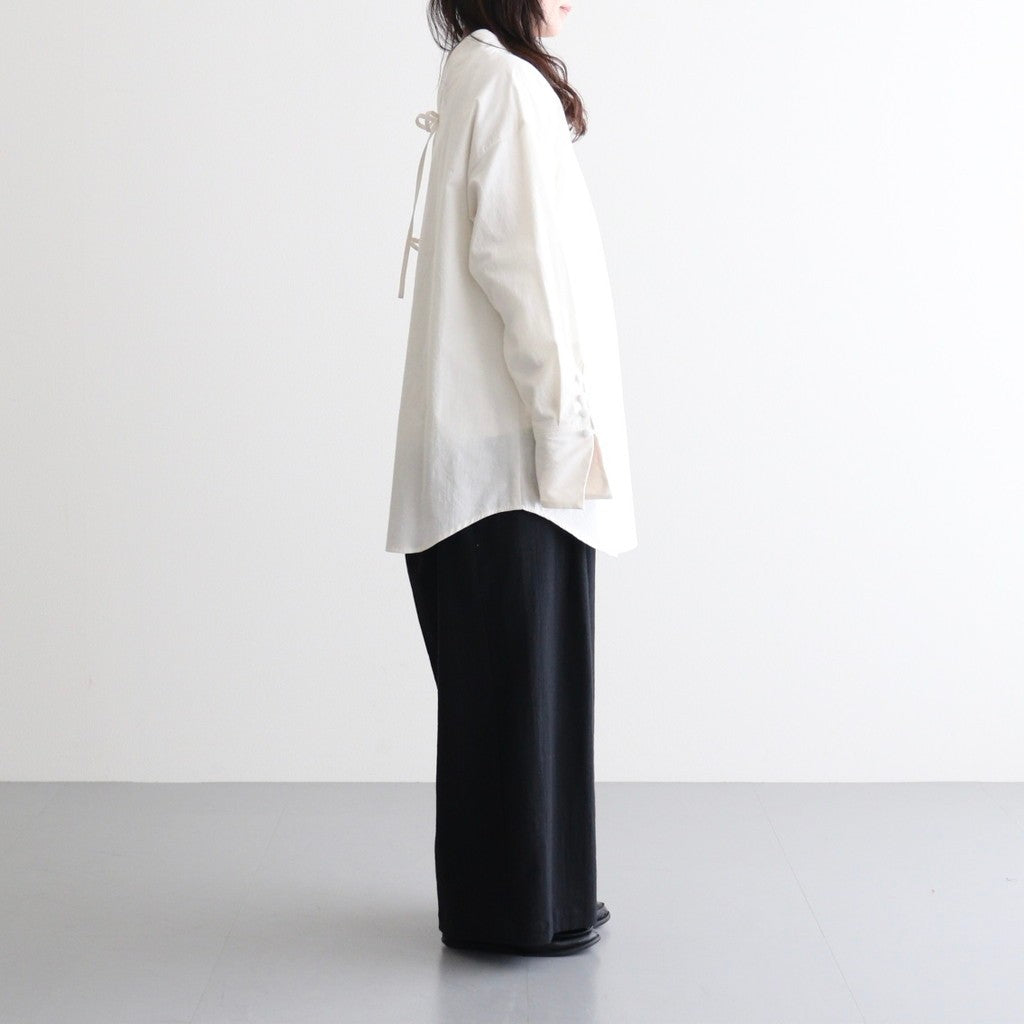 思惟と影 Wide-leg trousers #black [TLF-226-PT003-mc]