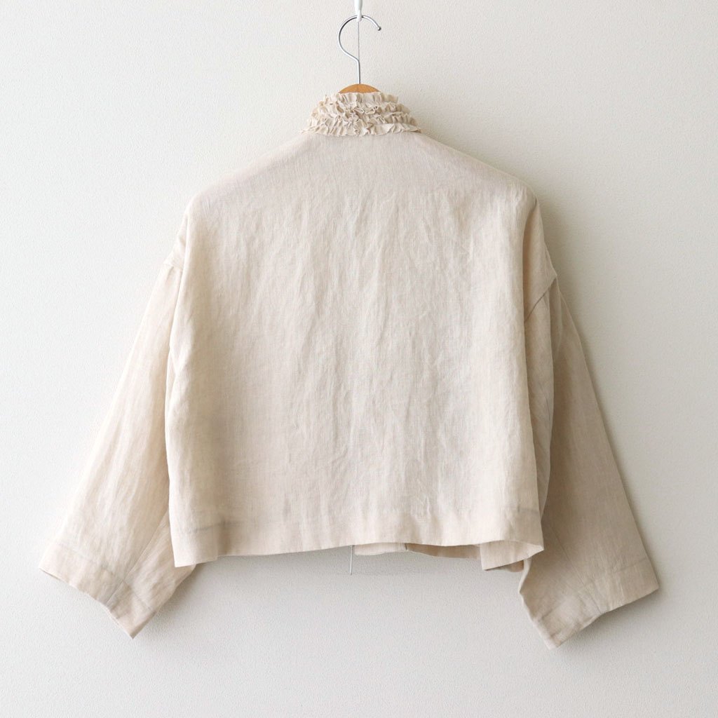 FRILL DECORATION JACKET #Antique White [no.7315]
