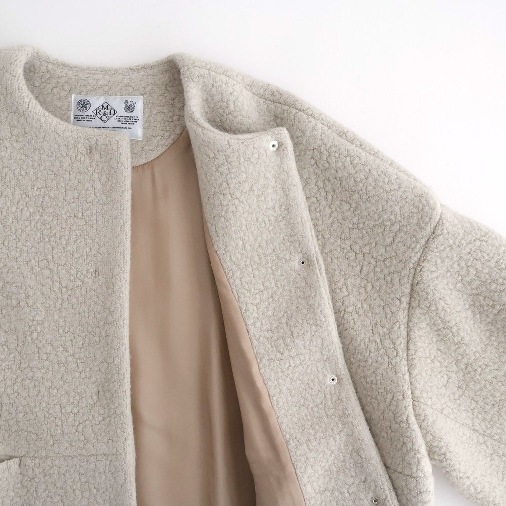 SHEEP BOA SEAM POCKET COAT #Greige [no.7864]