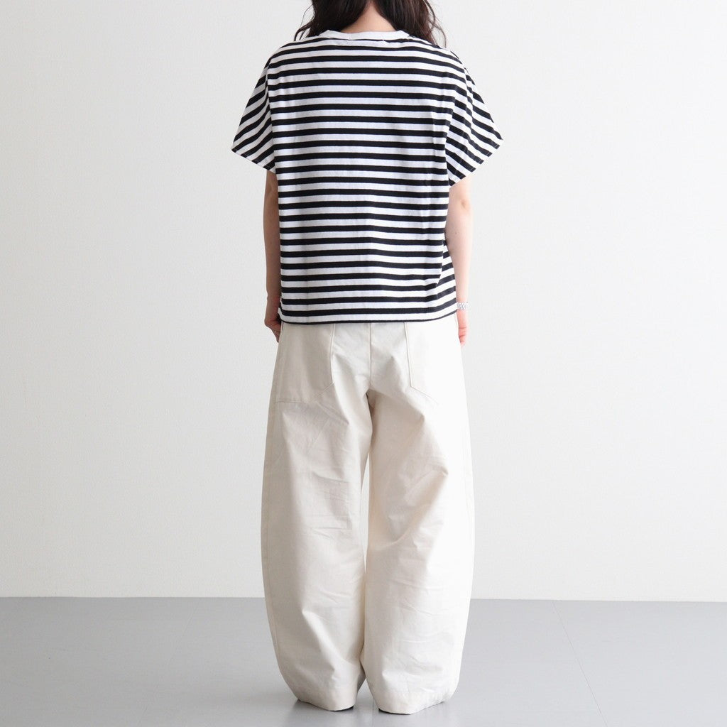 G.B. DROP T SHIRT W/ APPLE PATCH #Black Fat [no.8038]