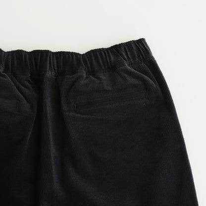 11WALE CORDUROY EASY WIDE PANTS #9900 BLACK [GNMDS2052CP]