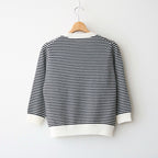 WOOL CASHMERE POCKET PULLOVER #Border [no.7803]