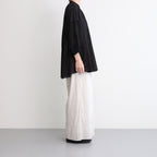 半透明の沈黙 Flare blouse #Black [TLF-225-sh009-cdv]