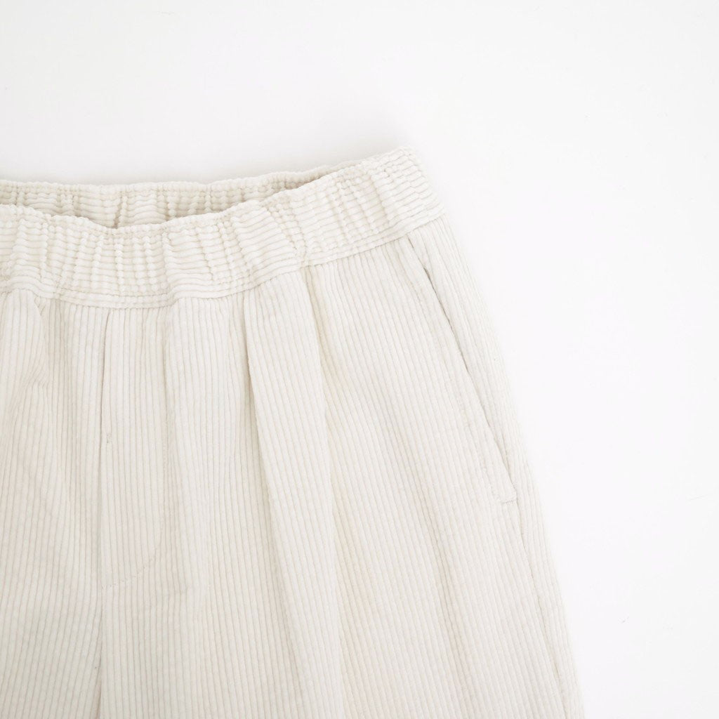 8WALE CORDUROY EASY WIDE PANTS #9100 OFF.WHITE [GNMDS2052CR]