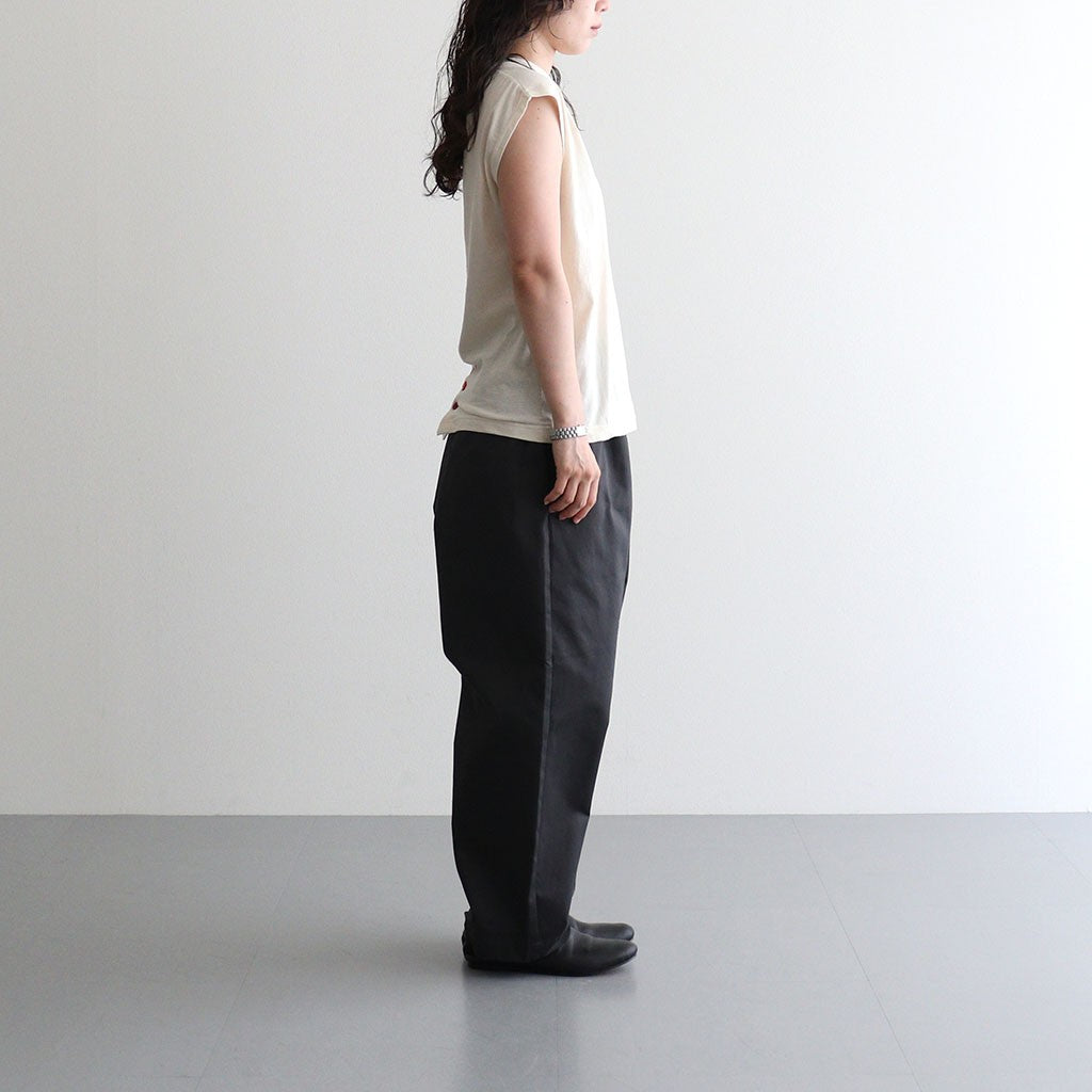 DROP CANDY BUTTON NO SLEEVE T #Natural [no.8194]