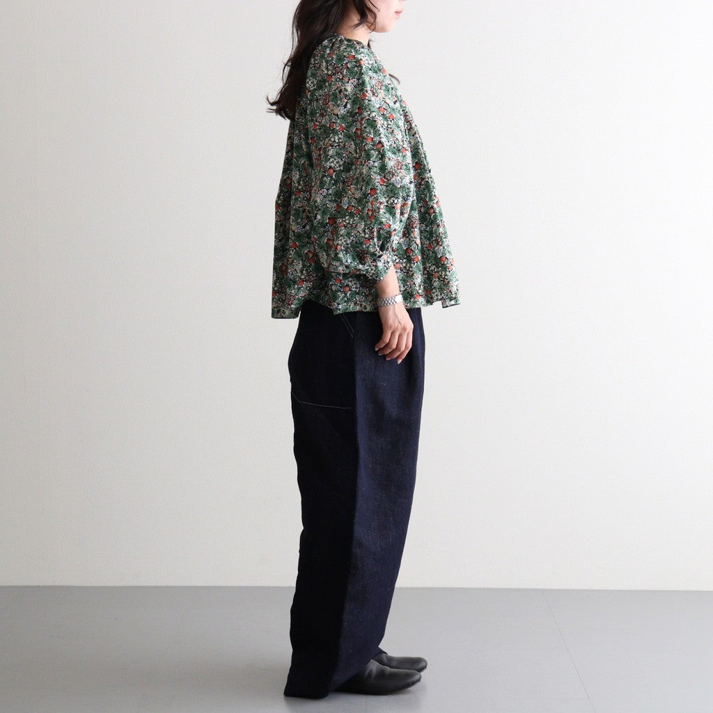 WILD BERRY FIELD LAWN GATHER SMOCK #True [no.7877]