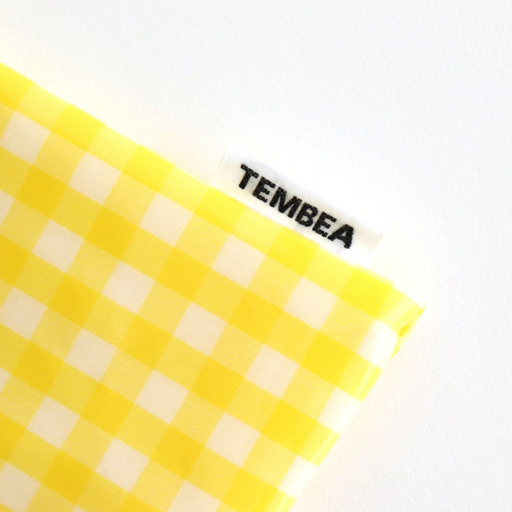 Drawstring bag POCHETTE #GINGHAM YELLOW [TMB-2137A]