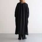 フレンチリネン　シャツドレス #001 クロ [UT171OP002]