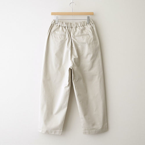 WEST POINT 2TUCK TAPERED EASY PANTS #9200 MILKY.GREY [GNMDS2501WP]