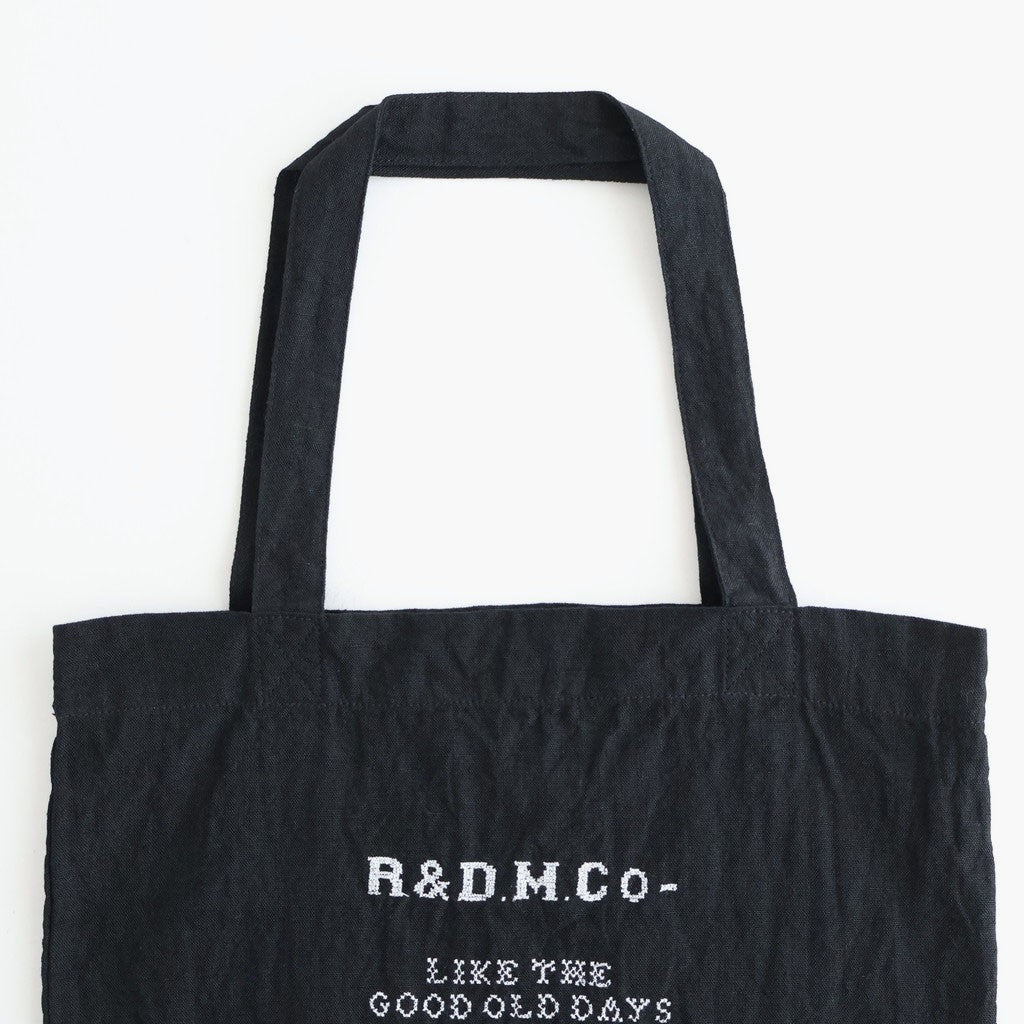 GOOD OLD DAYS CROSS STITCH BAG #Black × White [no.8006]