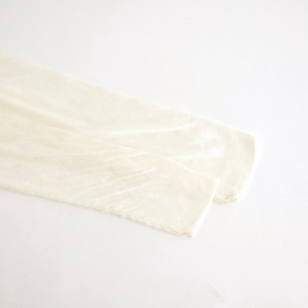 cashmere & supima cotton gauze jersey turtle-neck Tee #off white [WXFL-UW104]