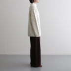 random wool & woolen cotton high-neck P/O #off white [WVFL-UW121]