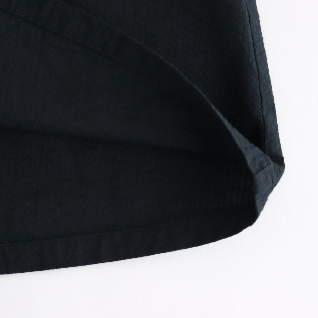 日日夜夜：Wide lace collar smock blouse #black [13251-05107]