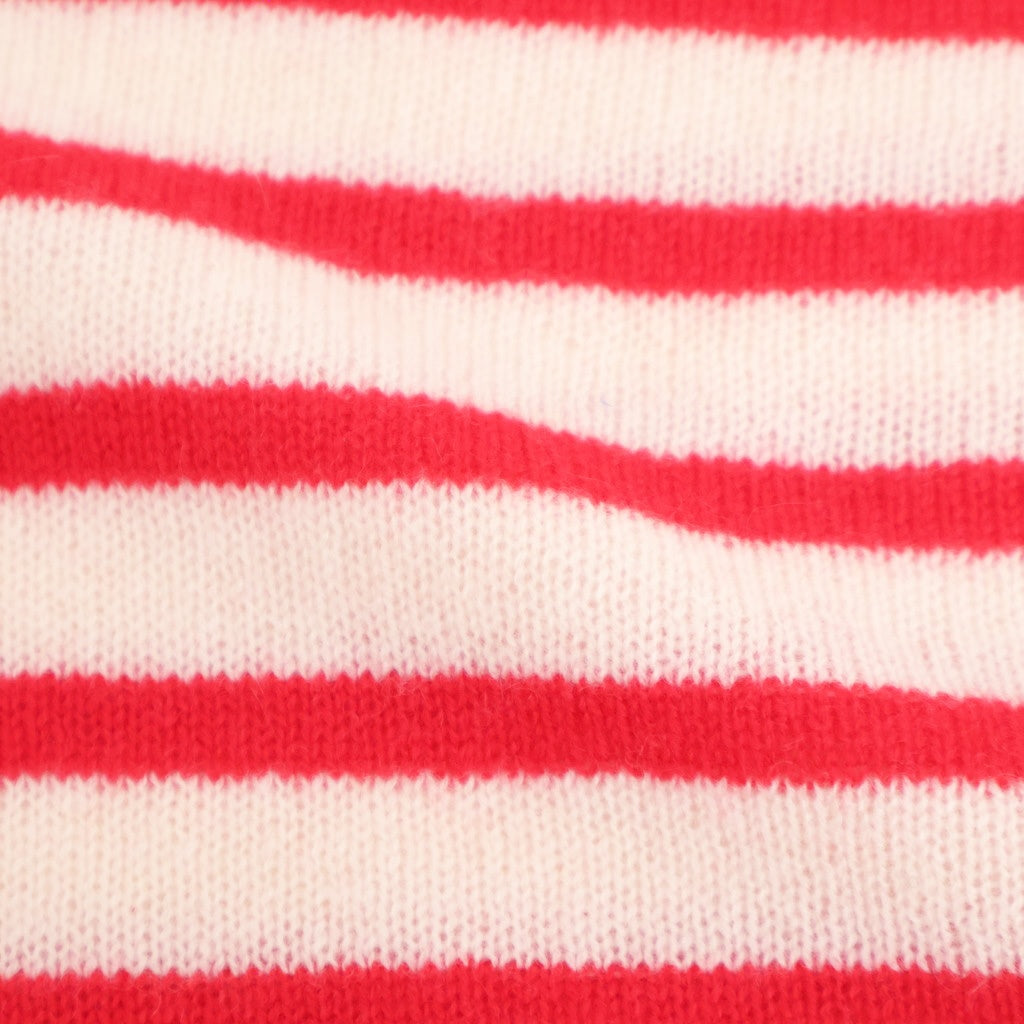 Basque pullover (sailor neck) #ivory×red [mdm02-05]